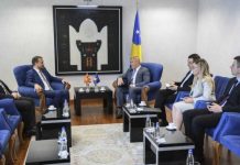 Haradinaj priti në takim lamtumirës Ambasadorin e Maqedonisë në Kosovë, Ilija Strashevski