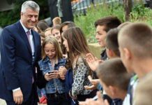 Thaçi: Investimi në fëmijë është investim në të ardhmen