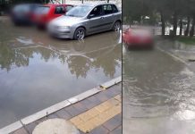 Shpërthen kanalizimi, vërshohet parku i qytetit në Podujevë (Video)