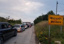 Pritje dy orëshe në pikëkalimin Merdar