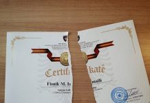 Fisnik Ismaili e shqyen certifikatën e veteranit