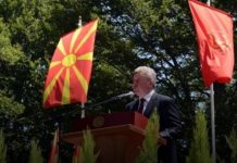 Thirrje antishqiptare në manifestimin e organizuar nga Ivanovi, Presidenca maqedonase nuk komenton