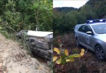 Aksident në Zhiti të Podujevës, vetura e KEDS-it bie në greminë (Video)
