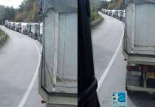 Pritje të gjata në Merdare, kolona deri në tri kilometra (Foto)