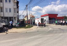 Aksident në Podujevë, një i lënduar rëndë