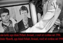 Tubim përkujtimor për heronjtë, Besim Latifi e Skender Munolli në Pollatë (Foto)