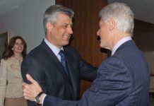 Biseda telefonike mes Bill Clinton dhe Hashim Thaçit pas nënshkrimit të marrëveshjes