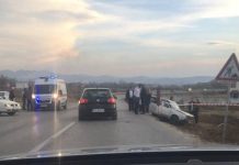 Katër persona të lënduar në aksidentin e rëndë në Sibovc