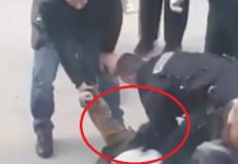 Grabitësi i qëlluar në gjoks nga Policia, pamje të reja