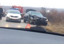 Kamioni aksidentohet me një veturë në magjistralen Prishtinë – Pejë