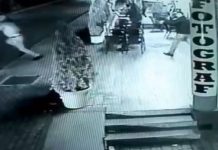 Momenti kur polici e plagos grabitësin e armatosur në Prizren