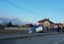 Aksident në fshatin Llugë të Podujevës, një i lënduar (Foto-Video)