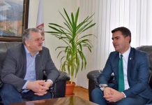 Agim Veliu priti në takim kryetarin e Vushtrrisë, Xhafer Tahiri
