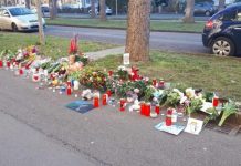 Mësuesit dhe shokët vendosin lule e qirinj tek vendi i vrasjes së shtatëvjeçarit kosovar