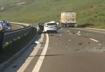 Aksident i rëndë në autostradën ‘Arbën Xhaferi’, katër persona të lënduar