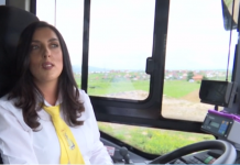 Laura Mirena, shoferja e parë grua në “Trafikun Urban”
