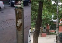 Haziri: Shtylla elektrike në Podujevë që po rrezikon qytetarët (Foto)