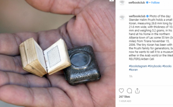 Kurani më i vogël në botë mbahet nga një shqiptar