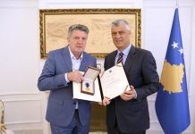 Presidenti dekoron me Urdhrin e Lirisë veprimtarin Brahim Zeka