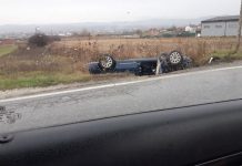 Aksident në Penuhë të Podujevës, rrokulliset vetura (Foto)