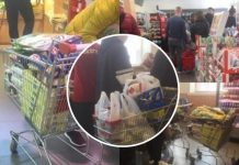 Qytetarët e Shqipërisë në frikë nga koronavirusi, boshatisin marketet