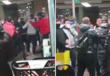 Mos-respektimi i distancës për shkak të coronavirusit, përleshen fizikisht në një market në Itali