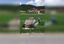 Prishtinë: 14 vjeçari nget makinën – rrokulliset (Video)