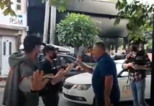 “Mos më prek, nuk të njoh”, momenti kur Nasim Haradinaj del nga taksi dhe përballet me policët e EULEX-it