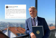 Ambasadori gjerman: Kosova, rast unik në Evropë, për të pestën herë nuk e voton Ligjin për Rimëkëmbje Ekonomike