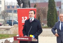 VV-ja hap fushatën në Podujevë, Kurti paraqet planin katër vjeçar të Bulliqit
