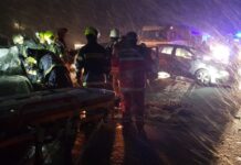 Aksident i rëndë në magjistralen Podujevë – Prishtinë, 4 vetura të përfshira – 7 të lënduar
