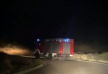 Digjen hamullore në fshatin Konushec të Podujevës