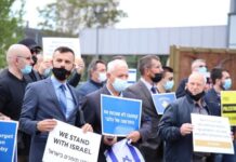 Në Prishtinë marshohet në përkrahje të Izraelit, pak qytetarë