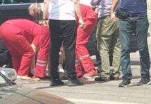 Vetura godet një këmbësore teksa po kalonte zebrat në Prishtinë