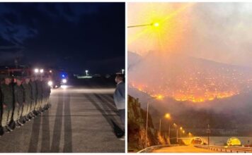 FSK niset në operacionin e shuarjes së zjarreve në Shqipëri