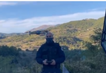Policia e Kosovës patrullon me dron në veri