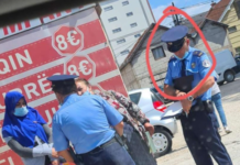 Polici pa maskë, dënon dy gra
