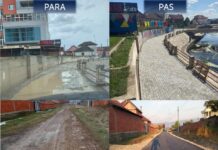 Bulliqi publikon fotografi të rrugëve të meremetuara në Podujevë