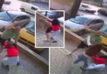Një person ushtron dhunë fizike ndaj tri vajzave në Prishtinë – rasti kapet nga kamerat e sigurisë