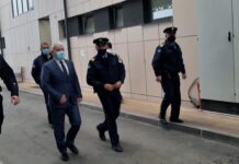 Ministri Sveçla dhe drejtori i Policisë vizitojnë Merdarën, për të parë nga afër reciprocitetin me targa