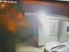 Dalin pamjet kur shpërtheu zjarri në spitalin e Tetovës