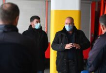 Kryetari Bulliqi viziton Brigadën e Zjarrfikësve në Podujevë