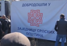 Njësia Speciale nuk tërhiqet nga Jarinja pa u larguar kamioni i fundit i serbëve