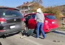 Gjashtë persona të lënduar nga aksidenti në rrugën Prishtinë – Podujevë