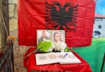 Dhimbje e lot në varrimin e nxënësve në Gllogjan, i dyshuari ende në arrati