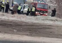Policët e Kosovës futen në rrugë njëkahshe, shkaktojnë aksident – katër të lënduar