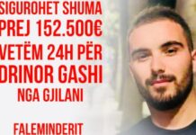 Fondacioni “Avni Hyseni” mbyll iniciativën për Drinor Gashin: Për 24 orë u siguruan mbi 152 mijë euro
