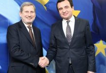 Kryeministri Kurti i kërkon komisionerit Hahn më shumë fonde nga BE-ja