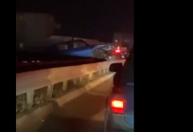 Pamje nga aksidenti që ndodhi sonte në Podujevë