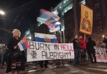 Tërbohen serbët në 23 vjetorin e bombardimeve të NATO-s: “Digju në ferr Albright”